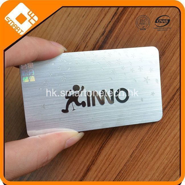 PVC拉丝银VIP会员卡