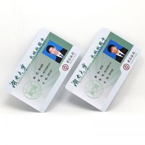 PVC彩色印刷學生校園卡一卡通 M1芯片RFID人像卡定製