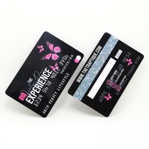 PVC美容美髮美甲沙龍VIP會員卡定製 仿信用卡凸碼磁條設計